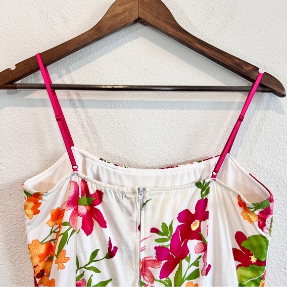 Ruby Rox Juniors 9 Floral Dress Pink Fit & Flare Y2K Coquette Rockabilly Hoco - Picture 10 of 13